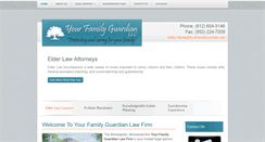 Desktop Screenshot of elderlawlawyermn.com